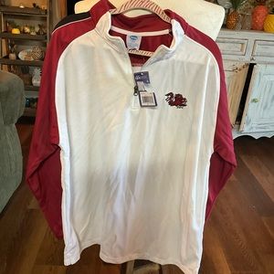 NWT NCAA X-Large SC Gamecock 1/4 zip